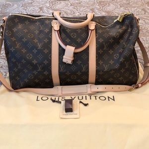 Louis Vuitton KEEPALL BANDOULIERE 50 Duffle Bag